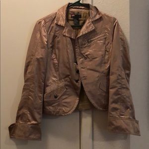 Amazing metallic Diesel jacket with embroidery